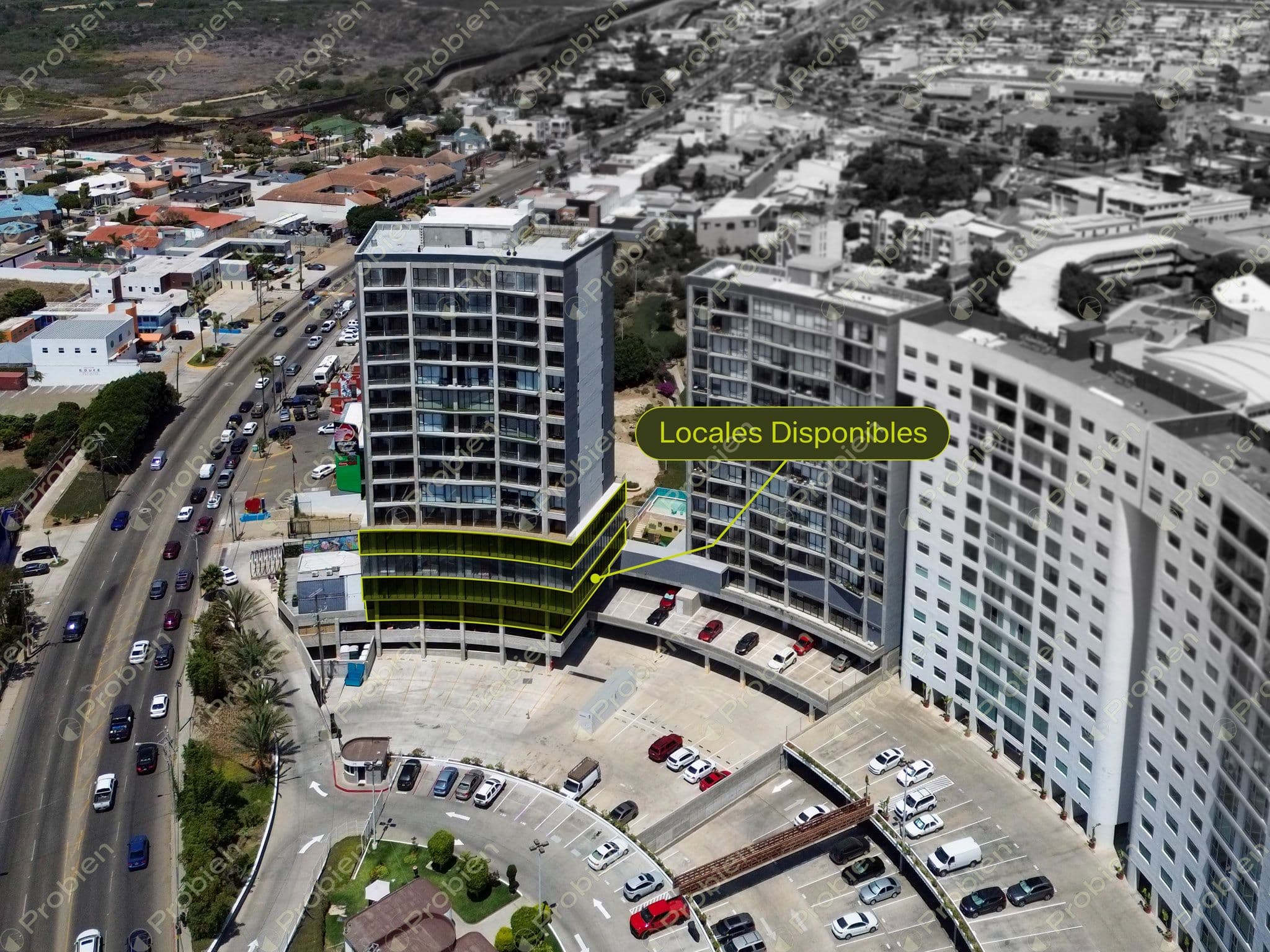 Locales Comerciales en Renta o Venta en Playas de Tijuana The Wesley – Frente a Plaza Monumental con Vistas al Mar