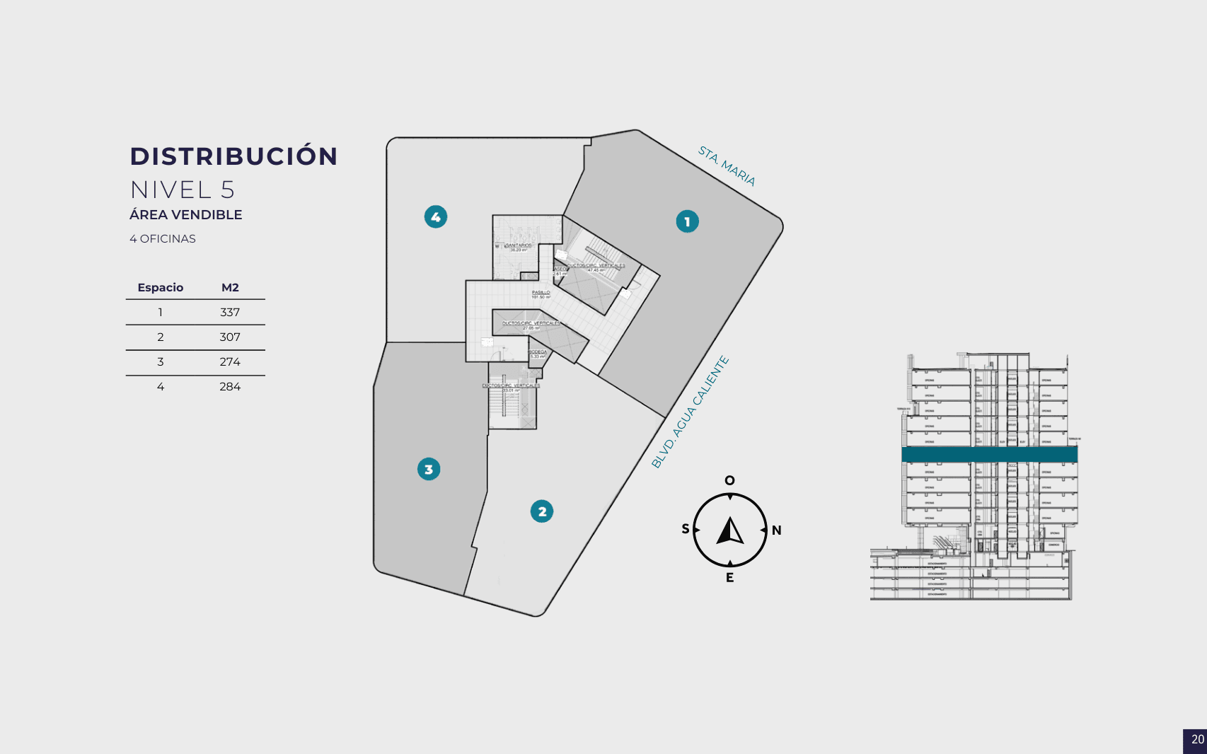 Oficinas en Venta - Torre Eugenia Blvd. Agua Caliente - Foto 16 de 17