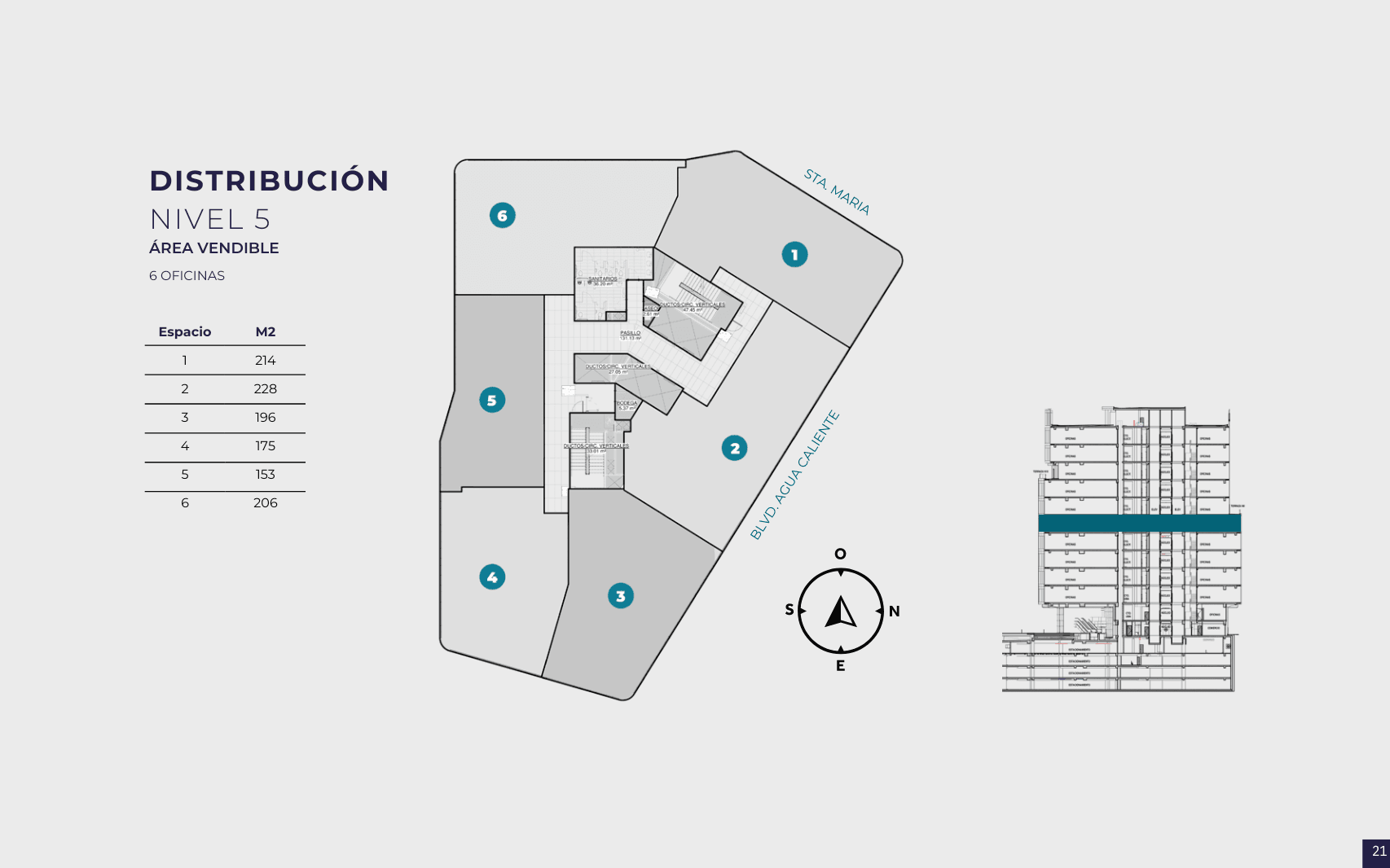 Oficinas en Venta - Torre Eugenia Blvd. Agua Caliente - Foto 17 de 17