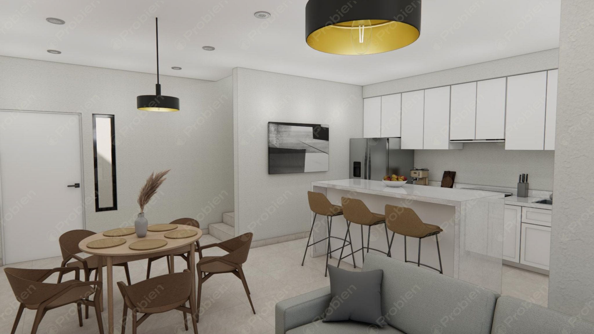 Townhouses Modernos en Venta – Privada de 6 Unidades en Ermita Punto 6 - Foto 8 de 10